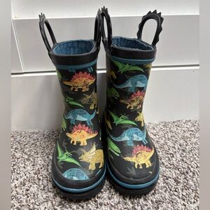 Western Chief Toddler Dinosaur Rain Boots Size 6c